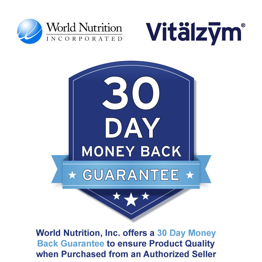 Vitalzym Systemic and Digestive Enzyme Formula 90 Caps - World Nutrition