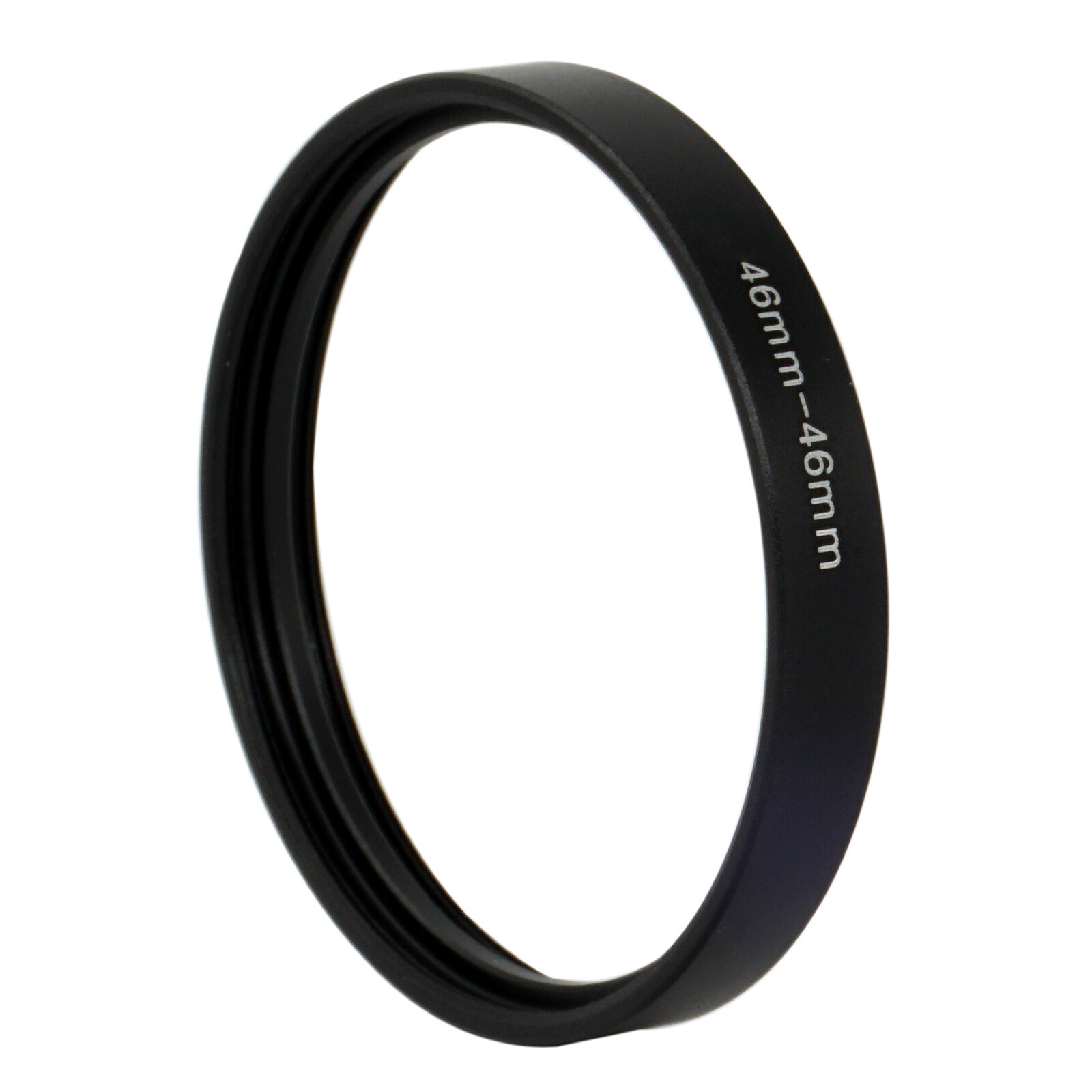 46-46 46mm-46mm Female to Female Double Inner Thread Lens Coupling Ring Adapter