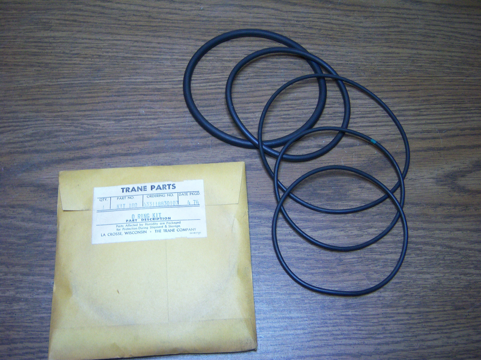 NEW TRANE RNGO 10158 FACTORY SPECIFIED NEW O RING TRANE