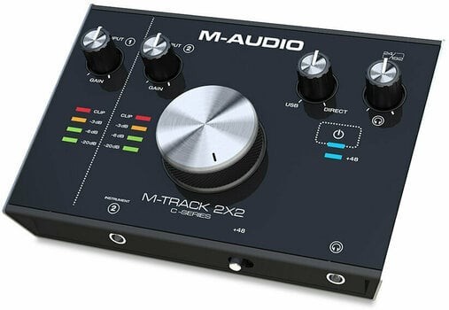 M-Audio M Track 2X2M C-Series USB Audio Interface Clean