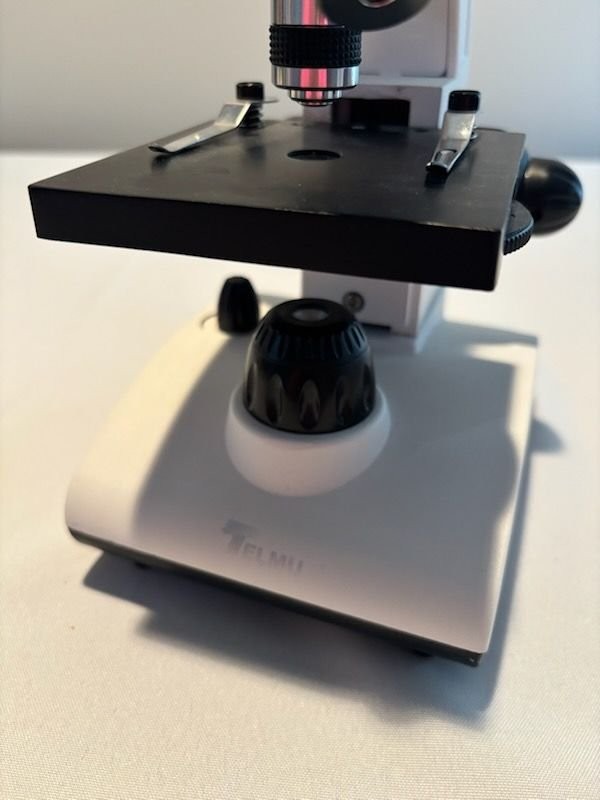 TELMU Microscopes for Students Adults, 40X-1000X Compound Monocular Microscope