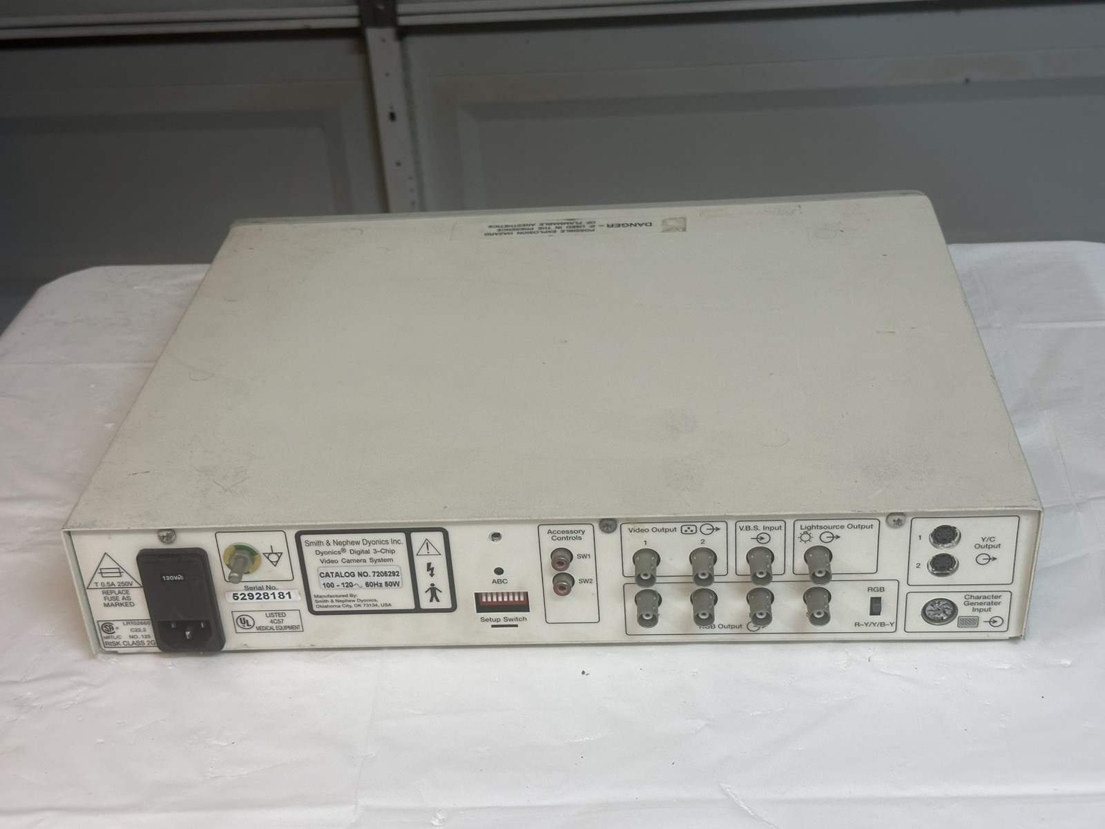 Smith & Nephew Dyonics 7205292 Digital 3-Chip Video Camera System - Works!