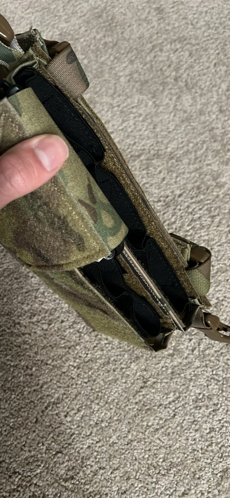 Spiritus Systems Chest Rig With Triple 5.56 Inserts And Double 9mm Inserts