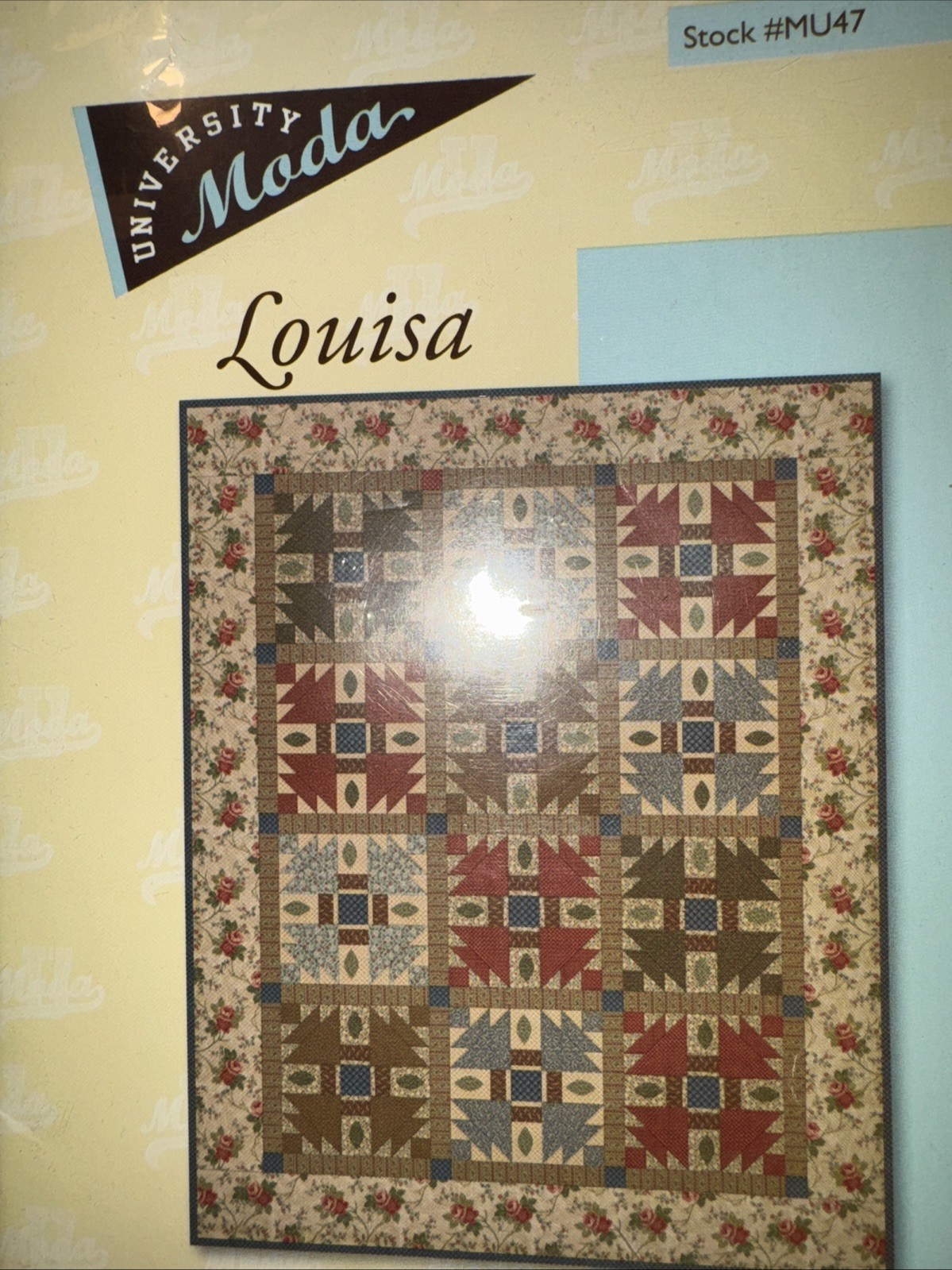 Moda University Louisa Terry Clothier Thompson Pieced Quilting Pattern