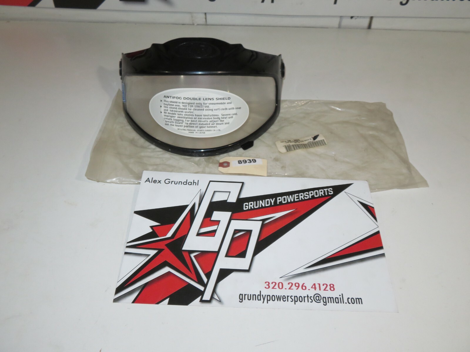ZR1 - New Snow Double Lens Shield Clear - ZR-0020