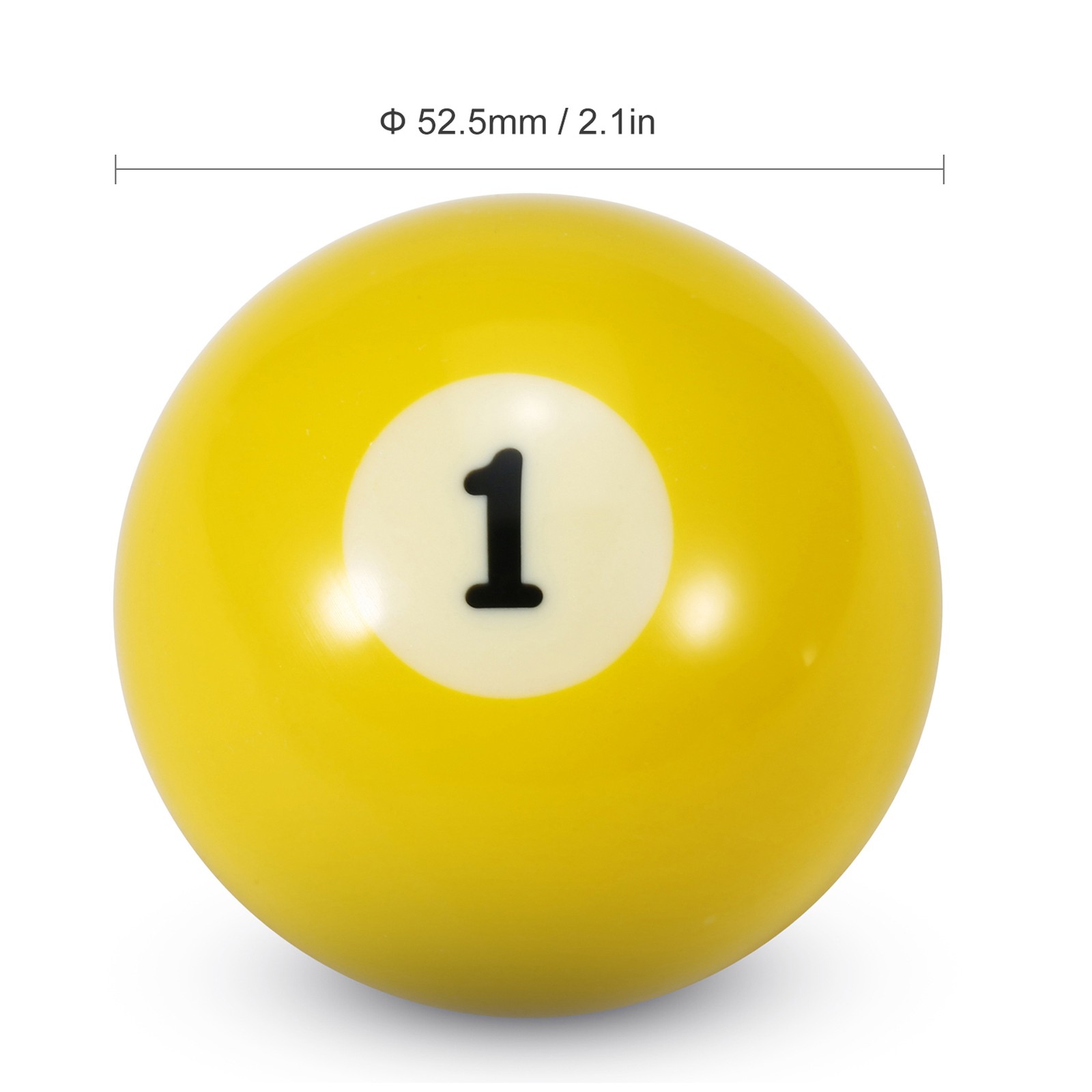 52.5mm Adult Billiard Ball Pool Ball Set Full Size Billia OFZU