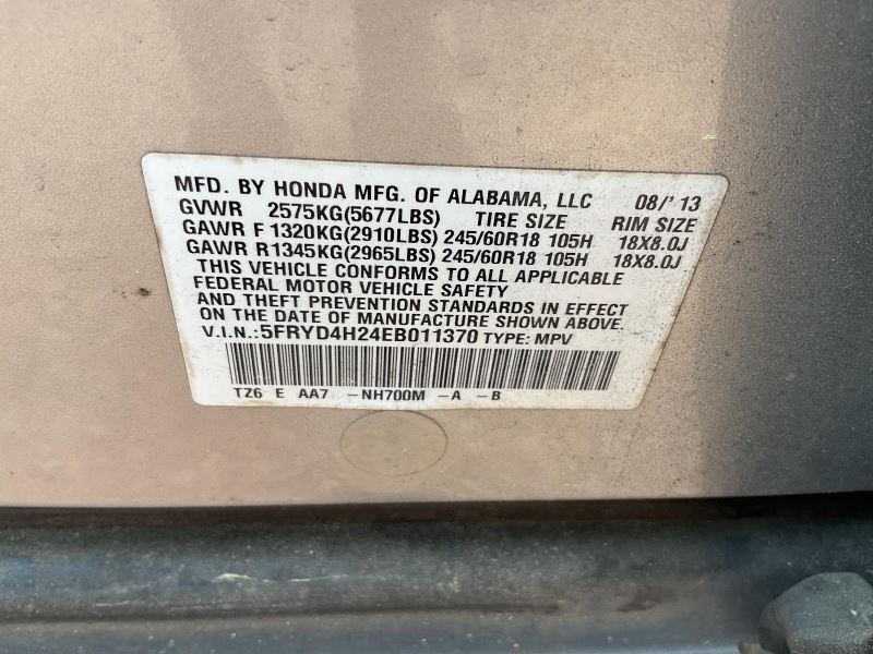 Transfer Case Automatic Transmission 6 Speed Fits 16-20 PILOT 4642219