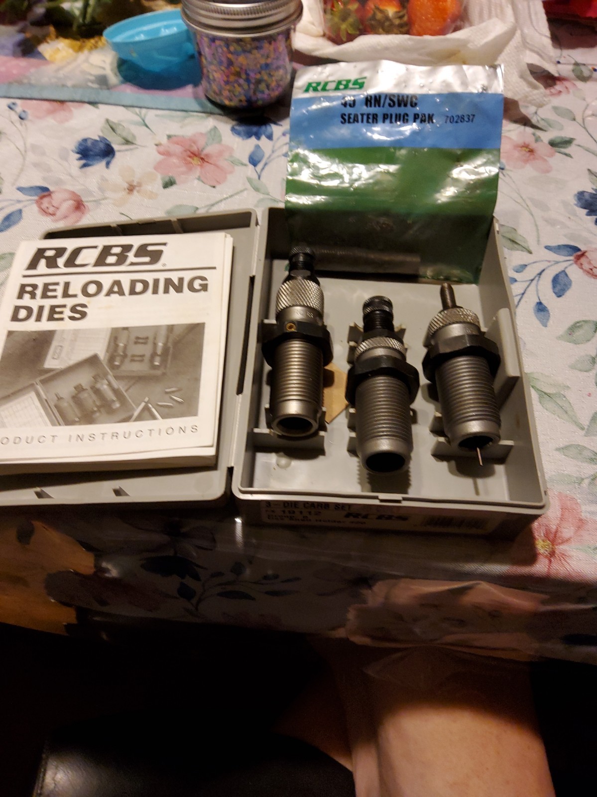 RCBS .45 Colt-(Carbide) 3-Die Set 19112 & Seater Plug Pak