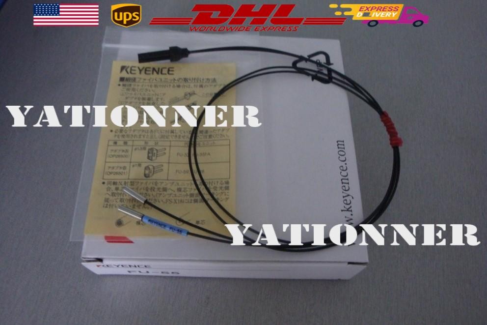 Keyence FU-55 Fiber Optic Sensor FU55 Cable New In Box Free Shipping