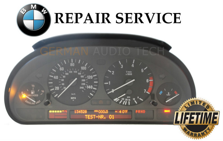 REPAIR SERVICE for BMW INSTRUMENT SPEEDOMETER CLUSTER E38 740 E39 525 530 540 M5