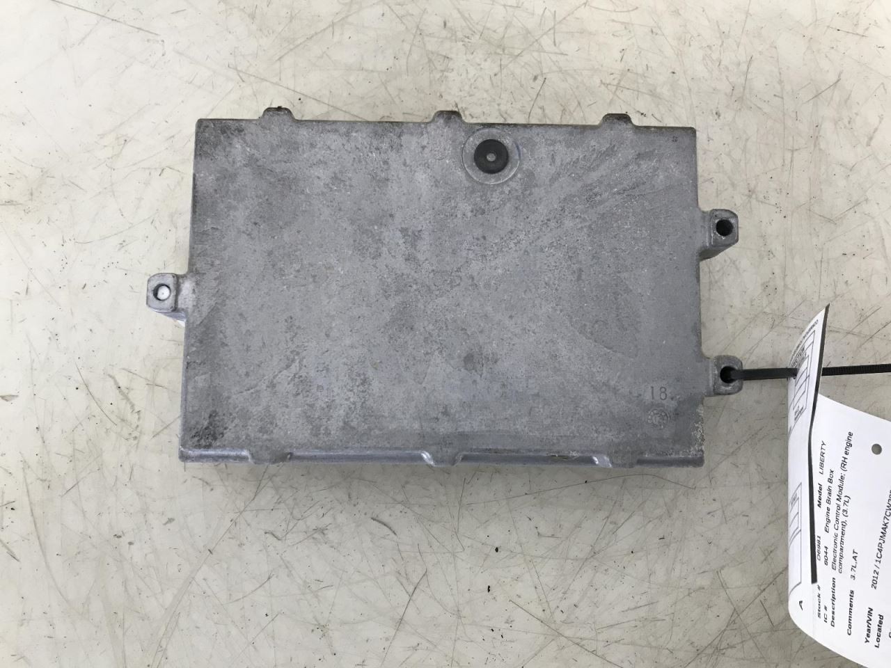 Engine ECM Electronic Control Module 3.7L Fits 12 DODGE 1500 PICKUP 1068992
