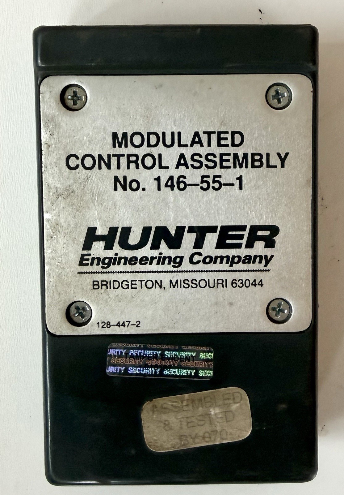 Hunter R811 P411 Alingment Machine Remote 146-55-1 Modulated Control Assembly