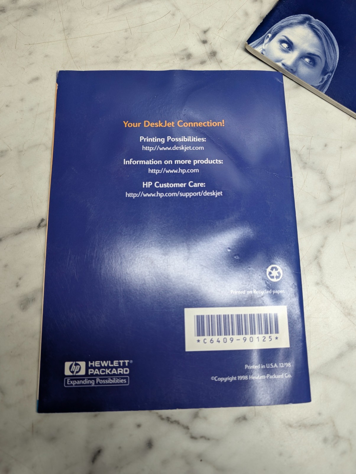 HP DeskJet 695C/697C Series Printer User's Guide Manual Hewlett Packard