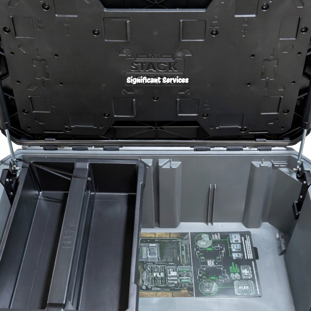 FLEX FS1102 Stack Pack Medium Modular Tool Box Storage Case