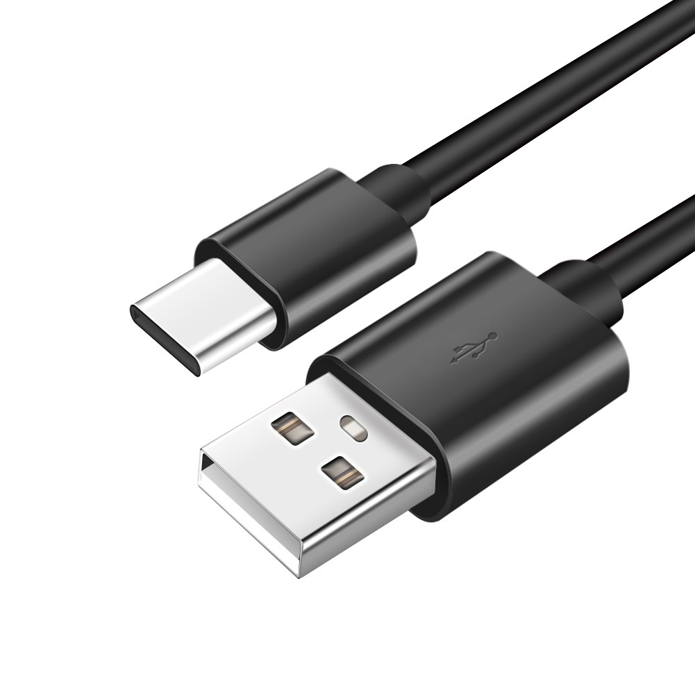 Fast Charger Cable For Samsung Huawei Type C USB-C Data Charging Cable Black