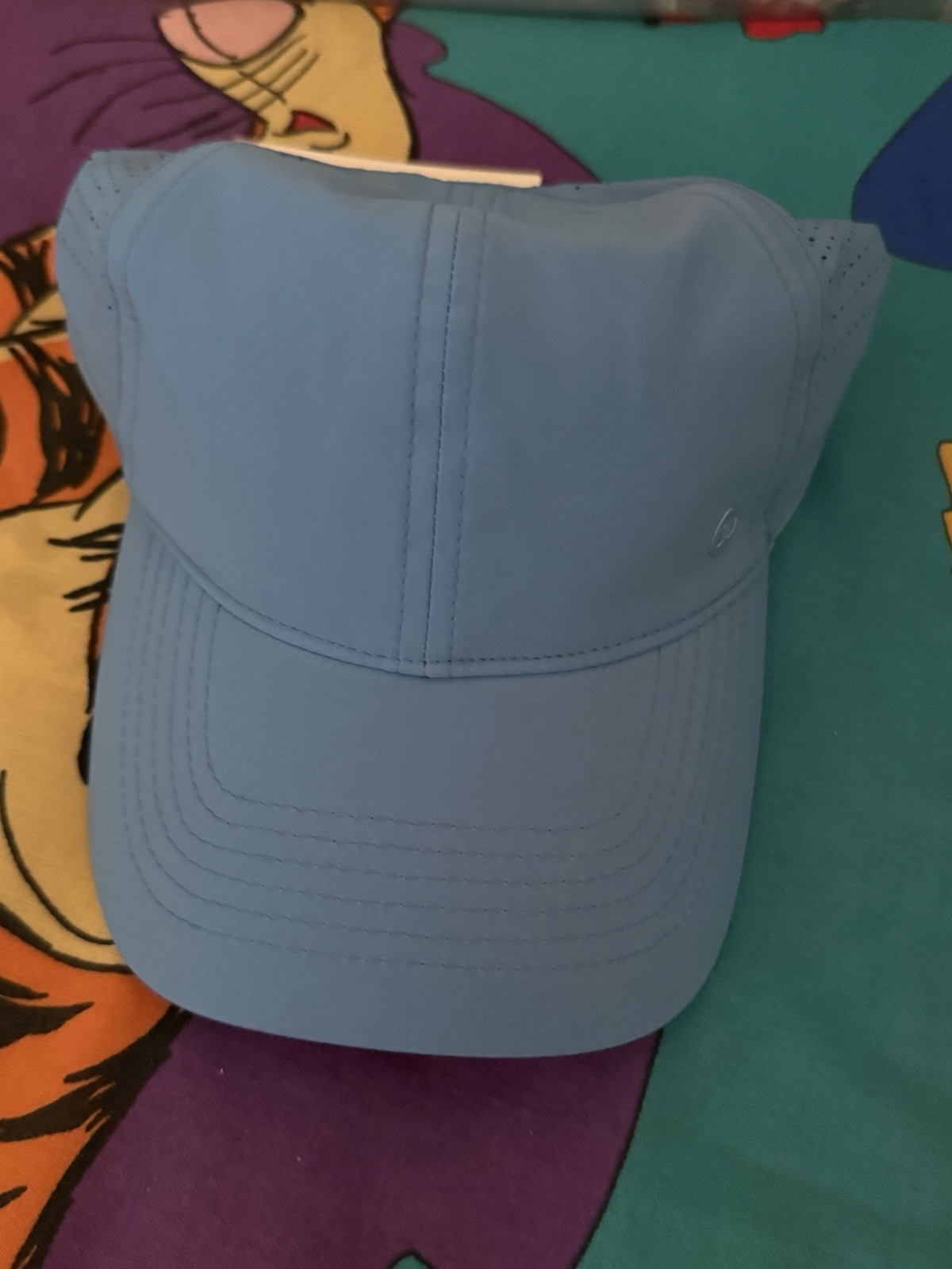 Calia Perforated Ponytail Hat Ladies OSFM Tranquil Blue BNWT Athletic wear