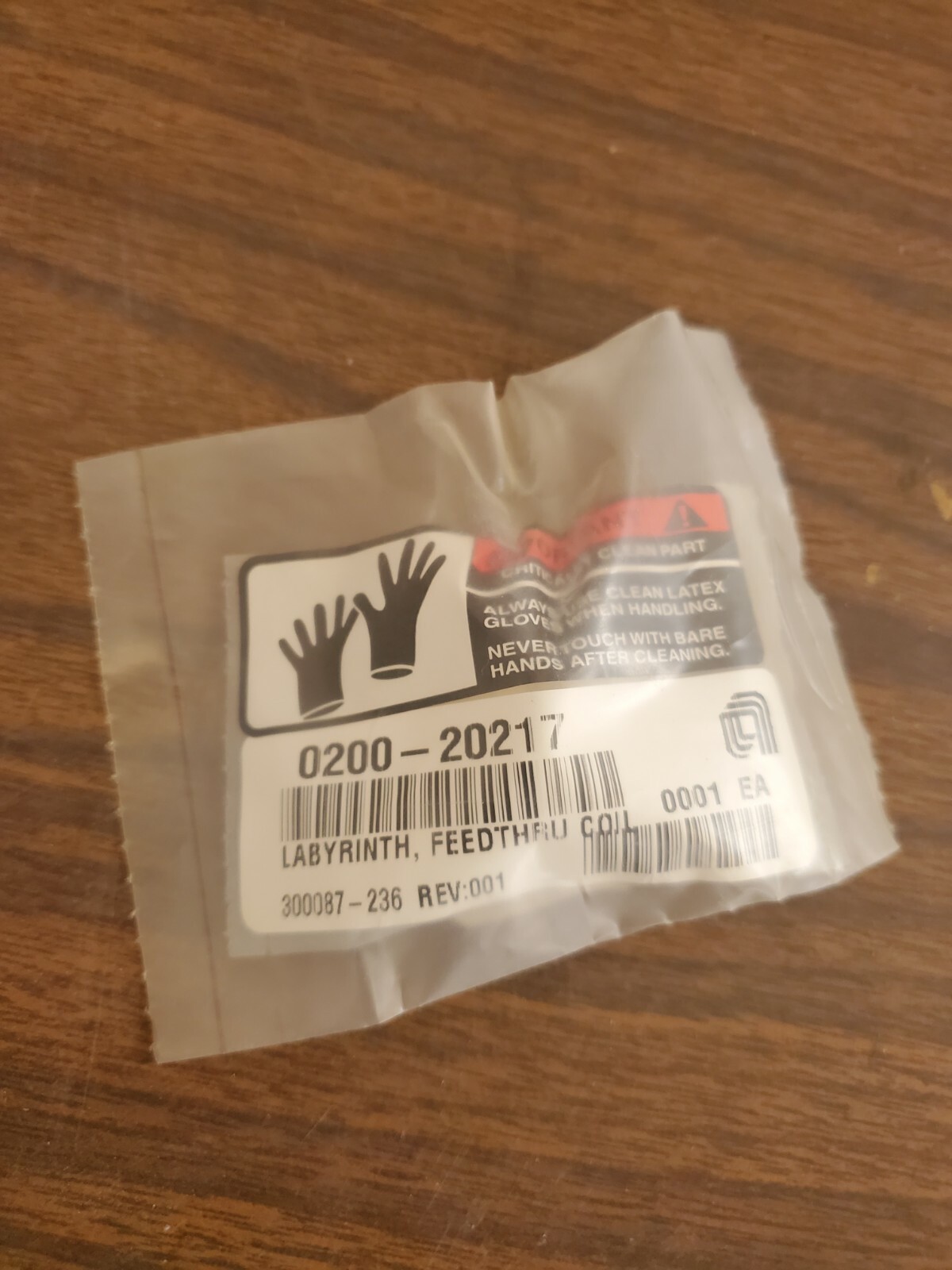 323-0301  AMAT APPLIED 0200-20217 LAYBRINTH, FEEDTHRU COIL SUPPORT