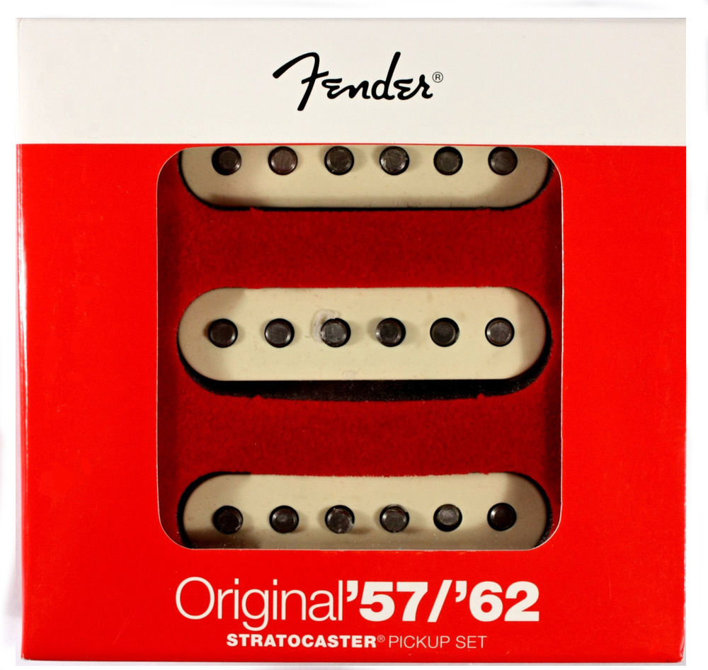 Genuine Fender Original 57/62 Strat Pickups, Set of 3, 099-2117-000 NEW