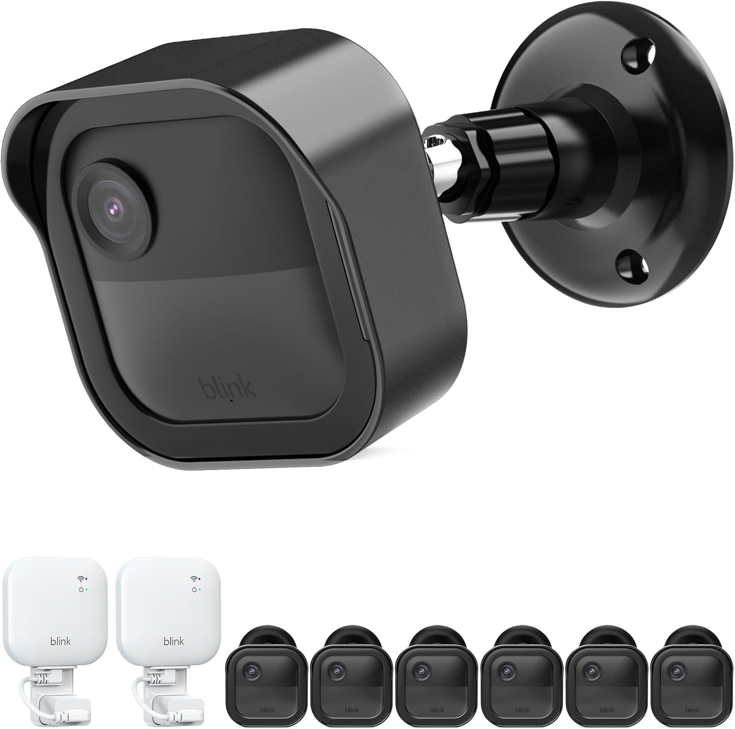 6 Pack All New Blink Outdoor & Indoor Wireless Home Security Camera System Mount