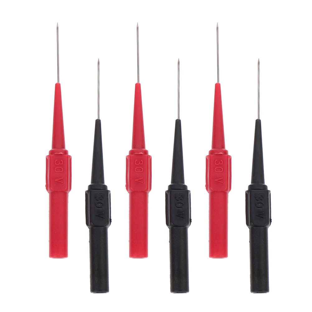 6Pcs Reusable Wire Piercing Probe for Multimeter Test Lead Kits