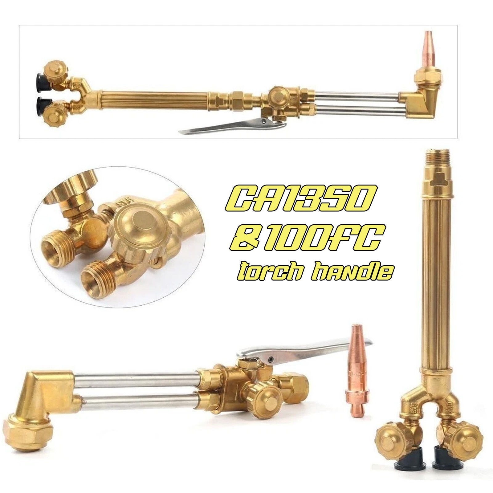 Medium Duty Victor Style CA1350 100FC Oxygen/Acetylene Cutting Welding Torch Kit