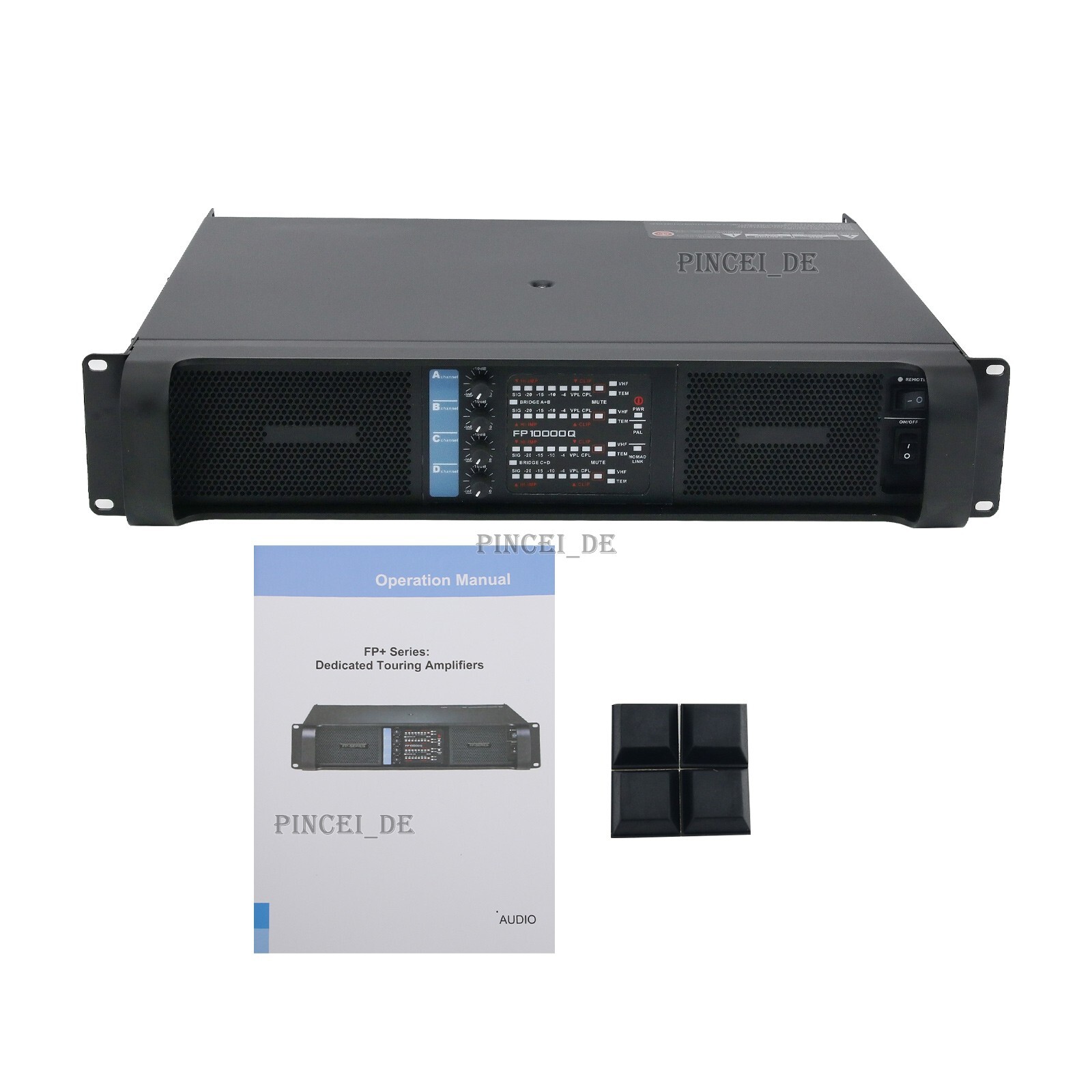 FP10000Q Digital Power Amplifier Power Amp 4 Channel Amplifier 4x1350W