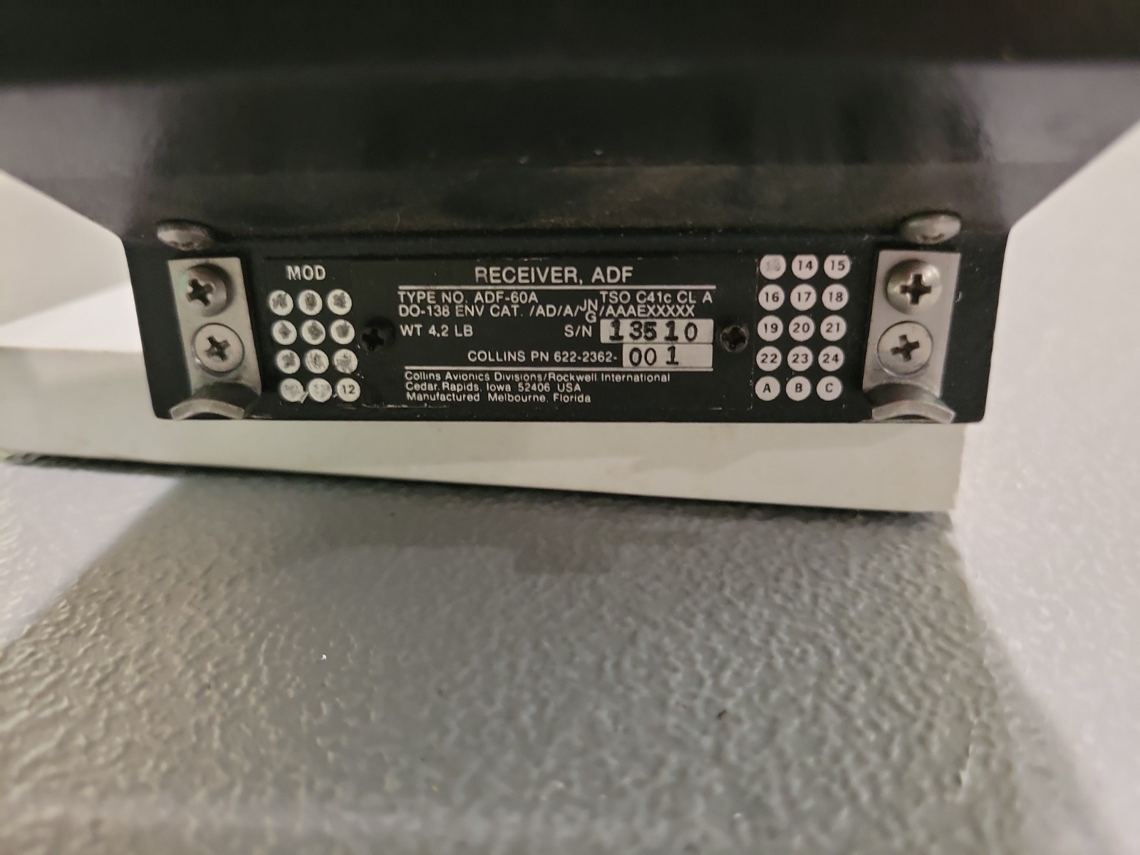 Collins ADF-60A ADF Receiver 622-2362-001