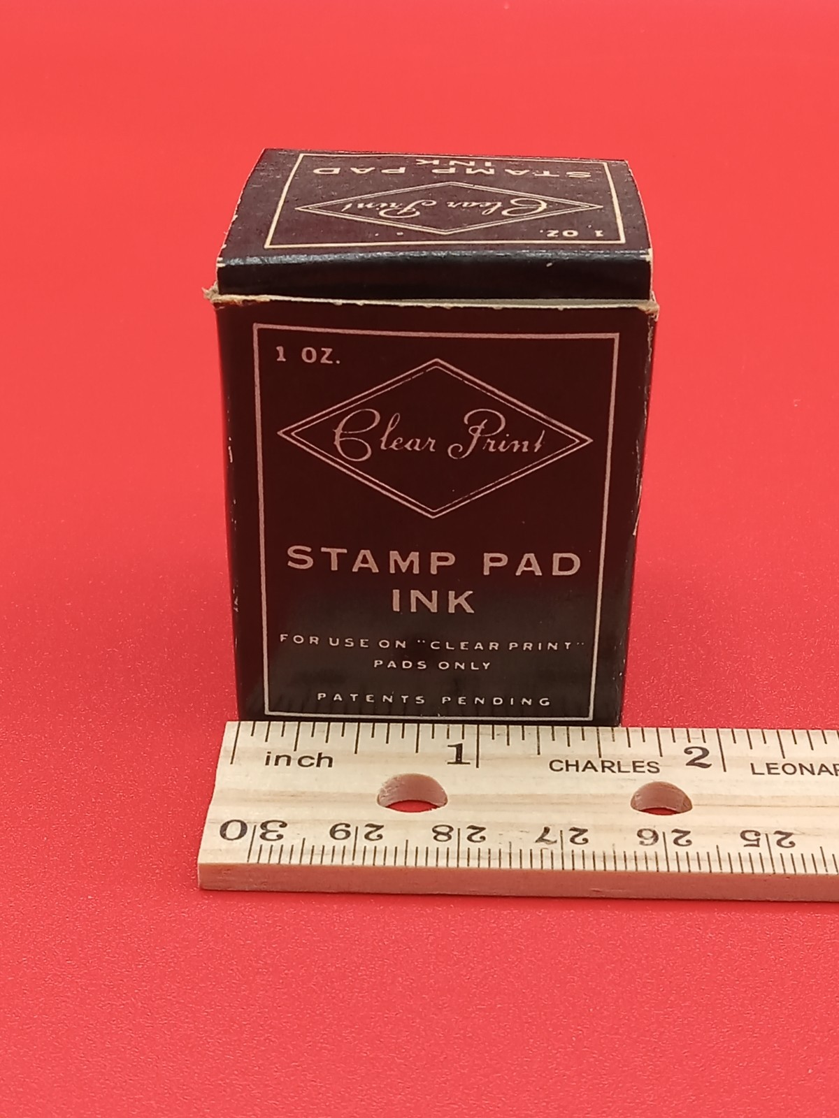 Vintage Clear Point stamp pad ink NOS