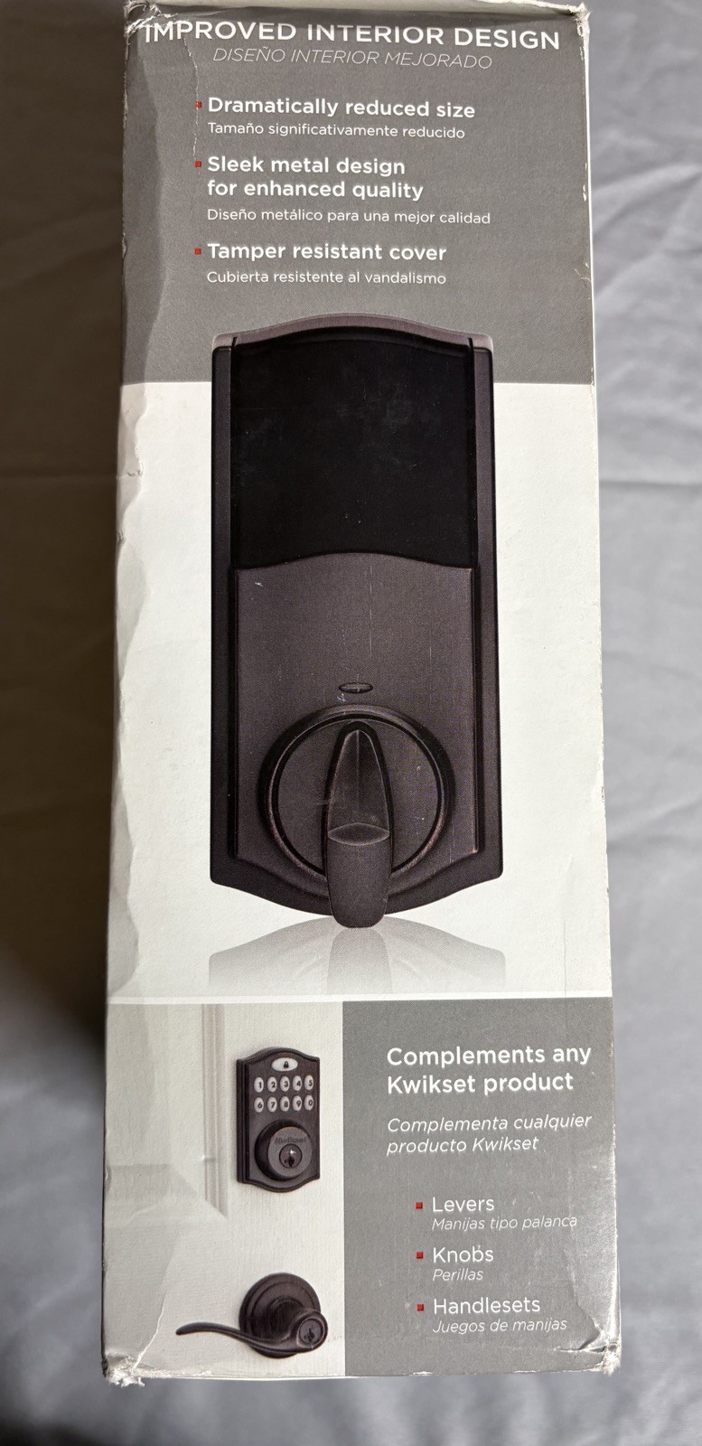 New Kwikset SmartCode 914 [BRONZE] Touchpad Electronic Deadbolt Door Smart Lock