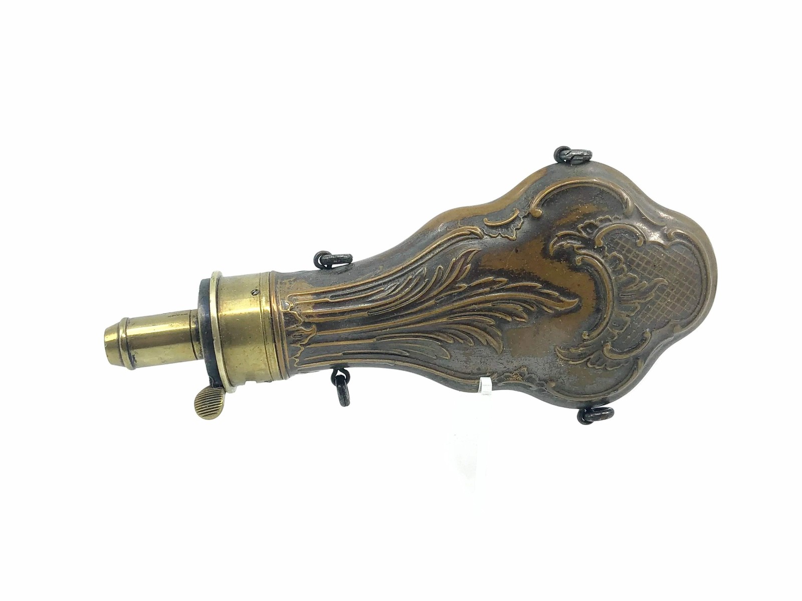 G & JW. Hawksley Sheffield Powder Flask