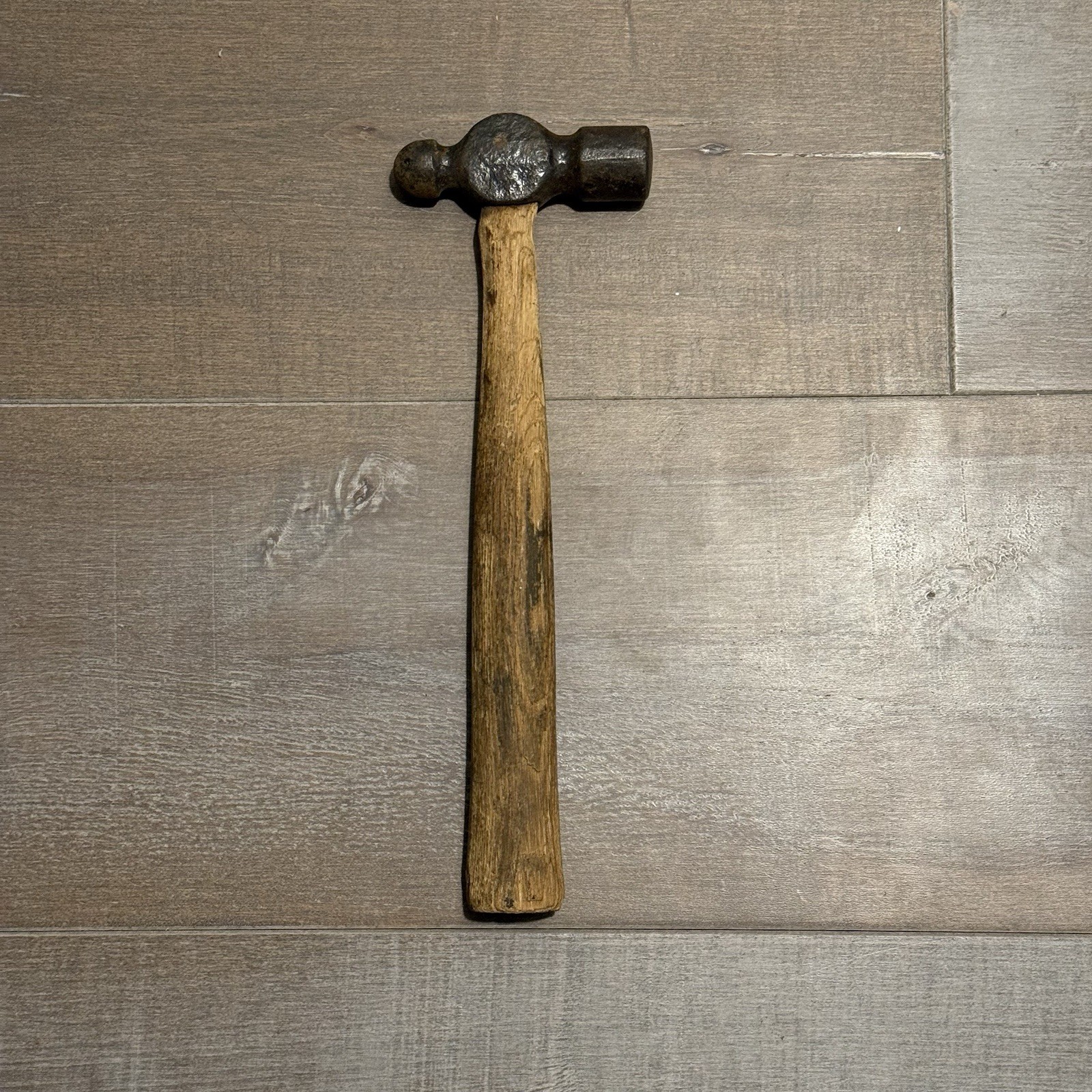 Vintage Ball Peen Hammer 11” Wood Handle 11.5 oz Machinist Jewelers Tool
