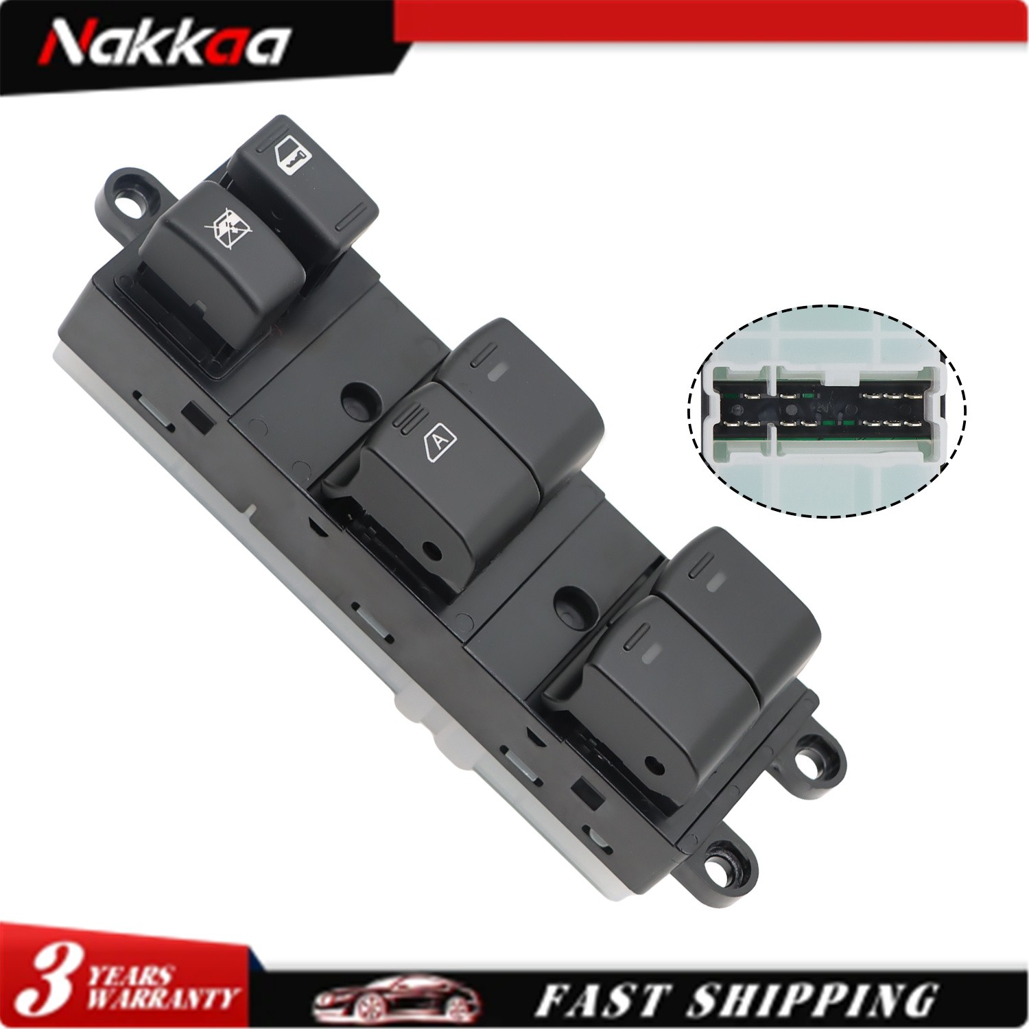 Master Power Window Switch Driver Side Fit For Nissan Xterra Frontier 2007-2019