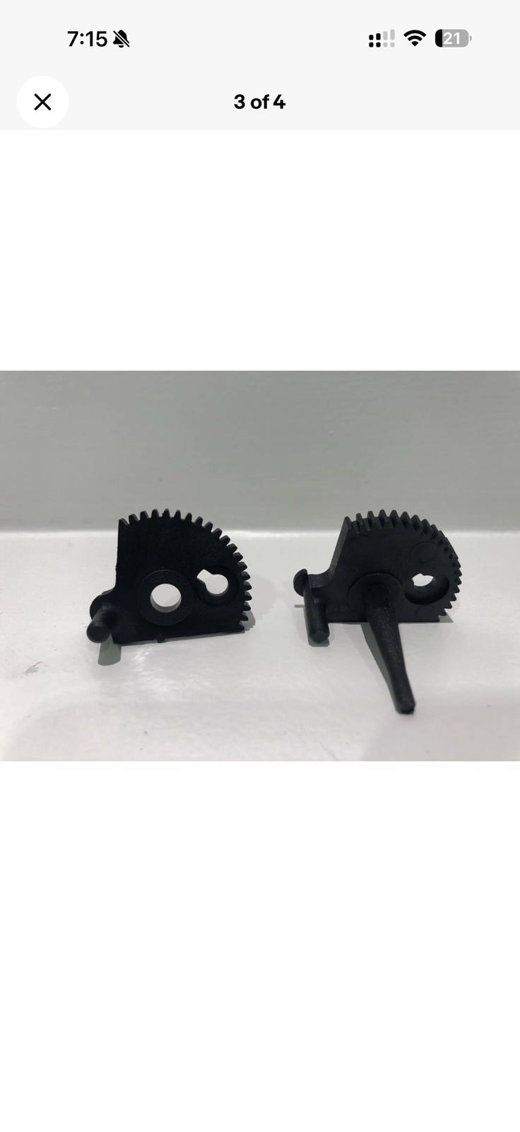 Genuine Herman Miller Aeron Parts, Tilt Limiter Sector Gear - Set of 2