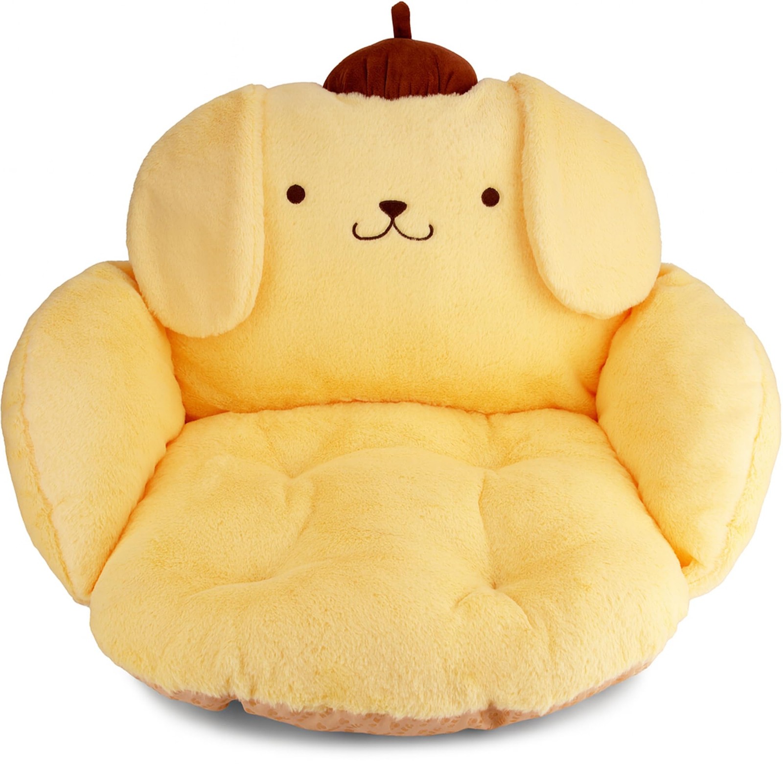 Juju Yellow Kawaii Cushion - Kawaii Room Decor - Seat Cushions for Office Cha...