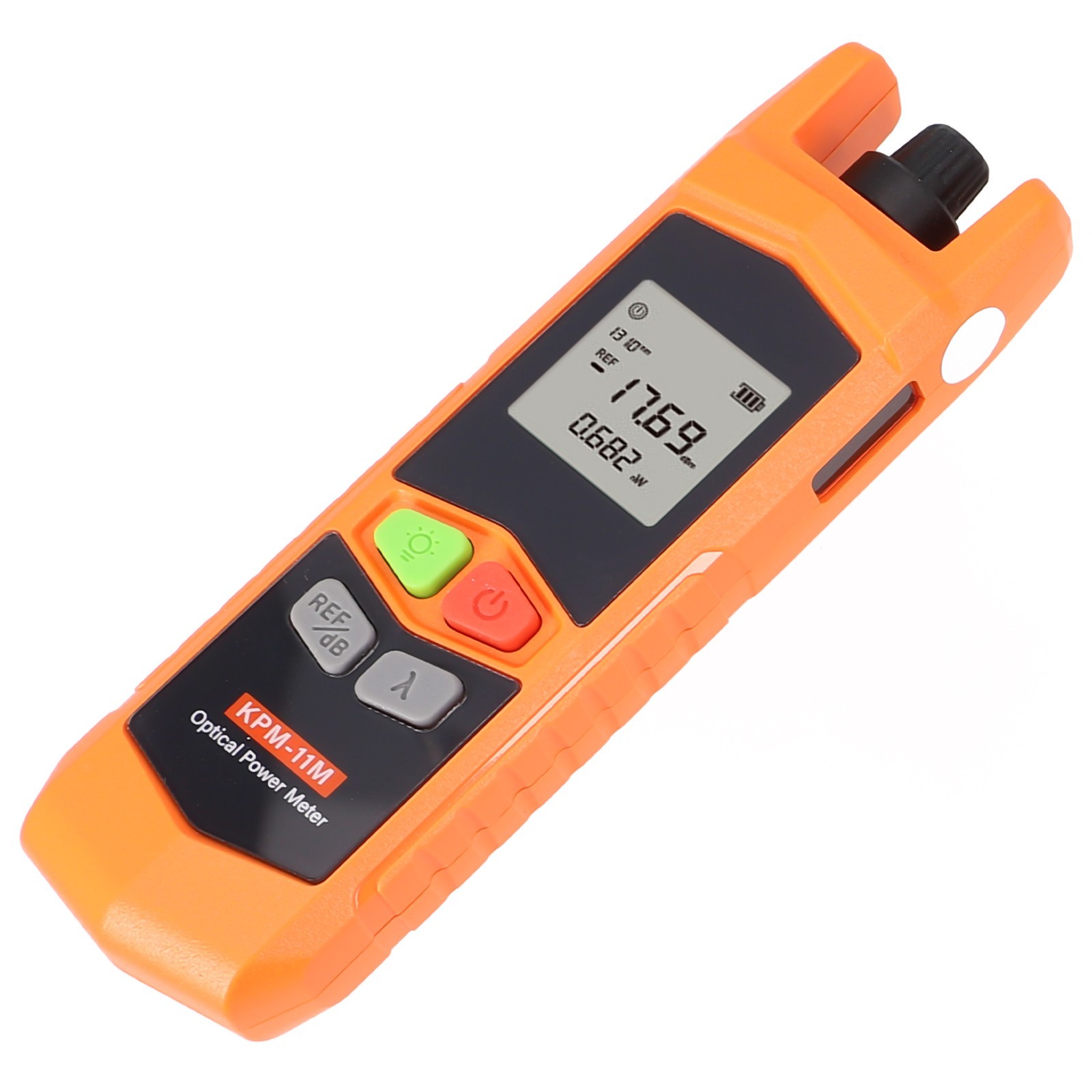 Innovative Design Optical Power Meter with LED Flashlight and Self Calibration