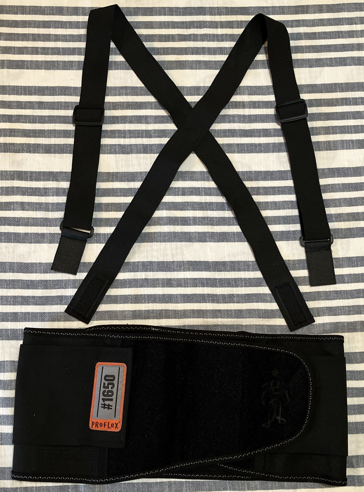 Ergodyne Proflex 1650 Back Support Belt + Straps Black XL Work Gear Safety