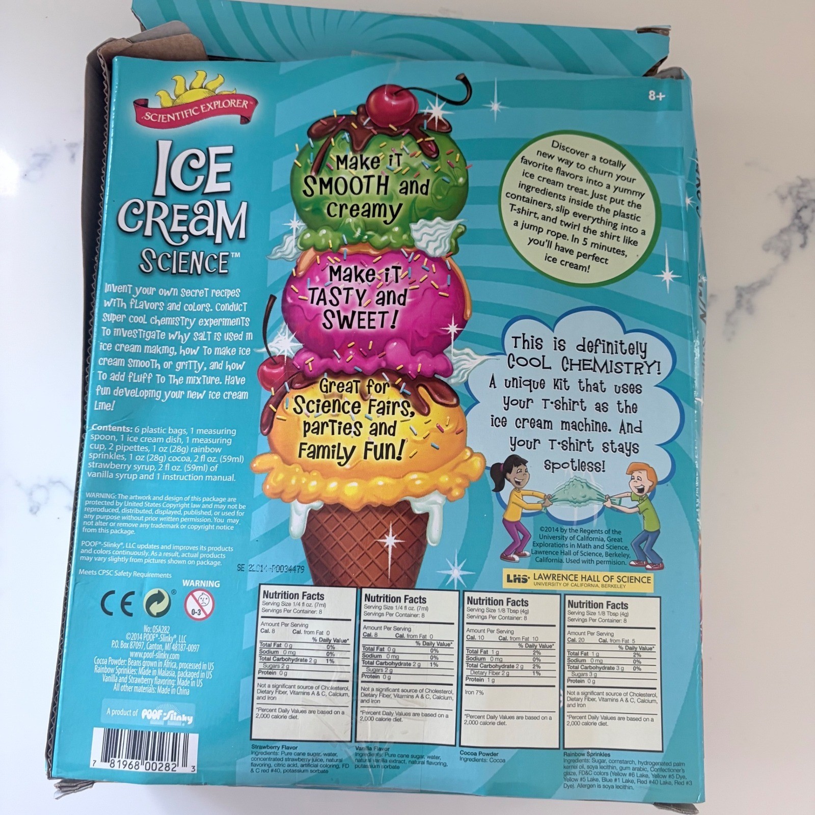 Scientific Explorer Ice Cream Science DIY Kit Educational STEM Activity Set 8+