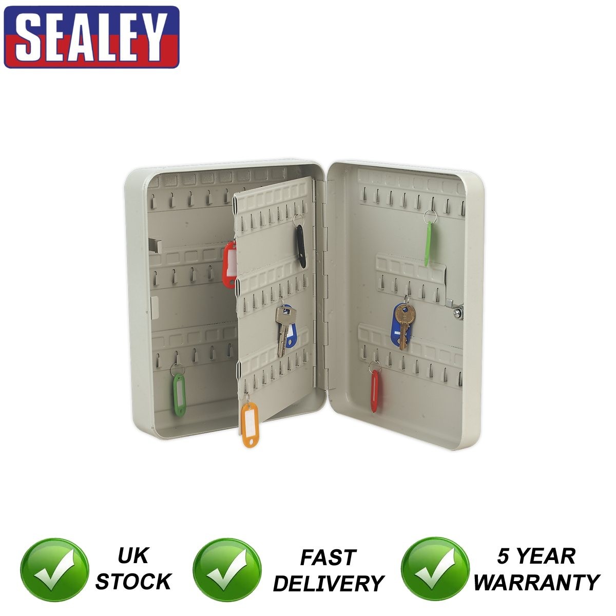 Sealey Key Cabinet with 93 Key Tags SKC93