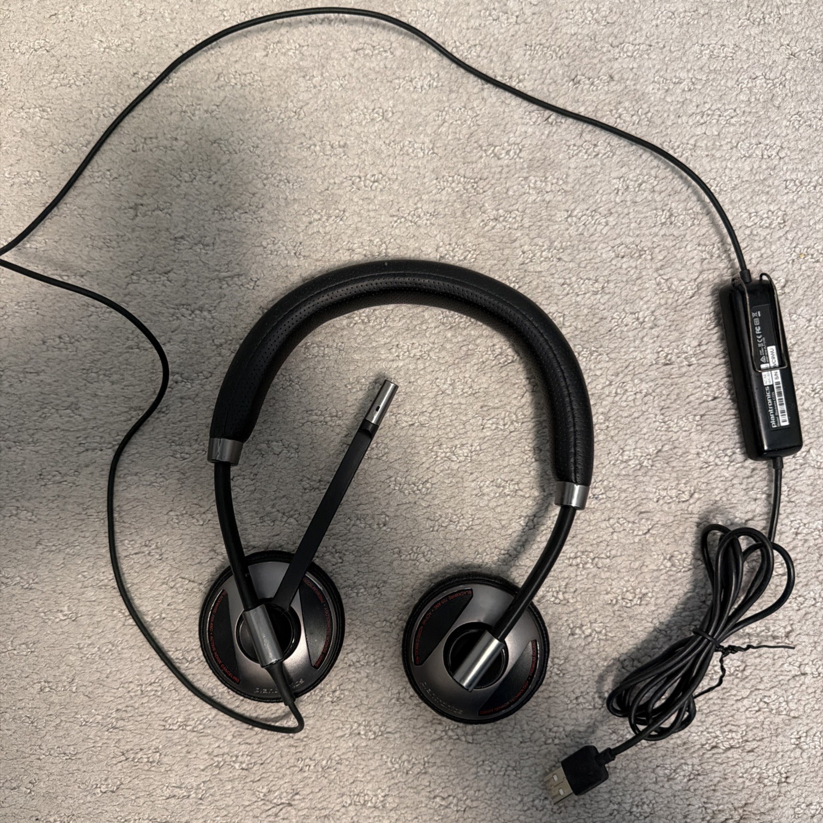 Plantronics Blackwire C725 ANC, USB Corded Headset - Works Great