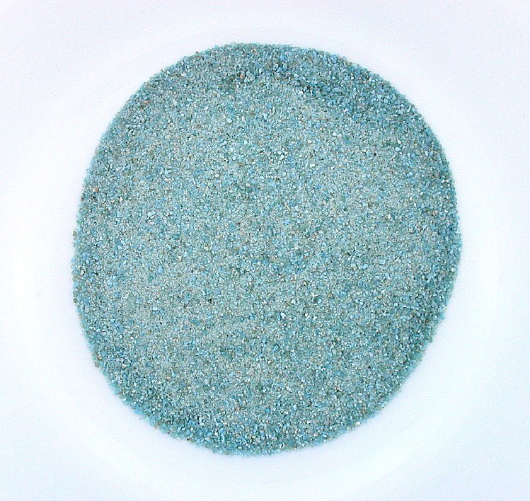1/2 Ounce African Blue Apatite Crystal Jewelry Craft Inlay Sand Painting Powder