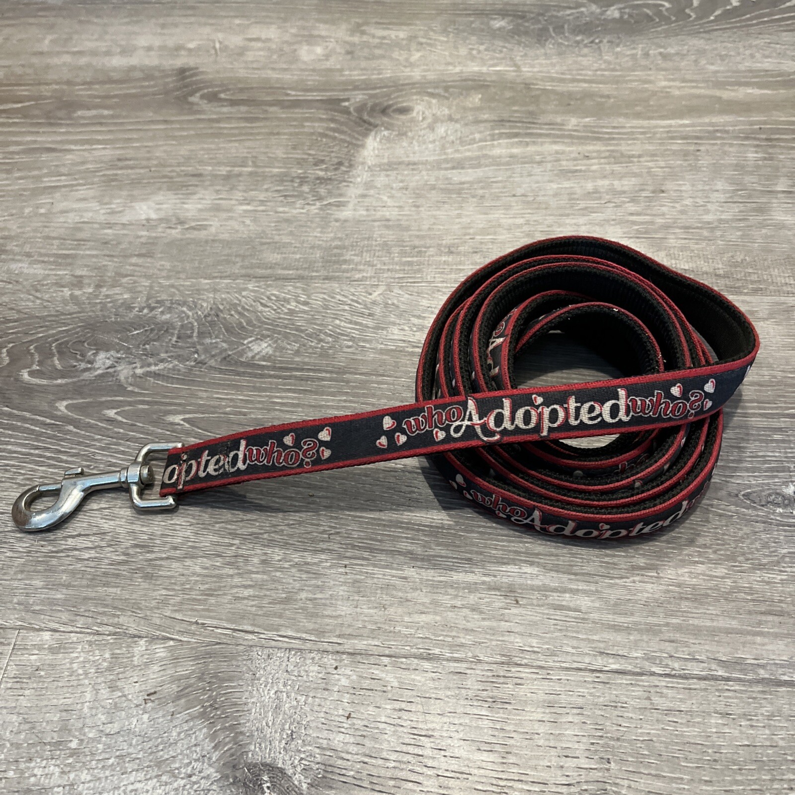 Horse Lead Rope Who Adopted Who Black Red