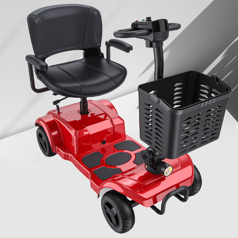2025 Mobility Scooter, Electric Power Mobile Scooters Red