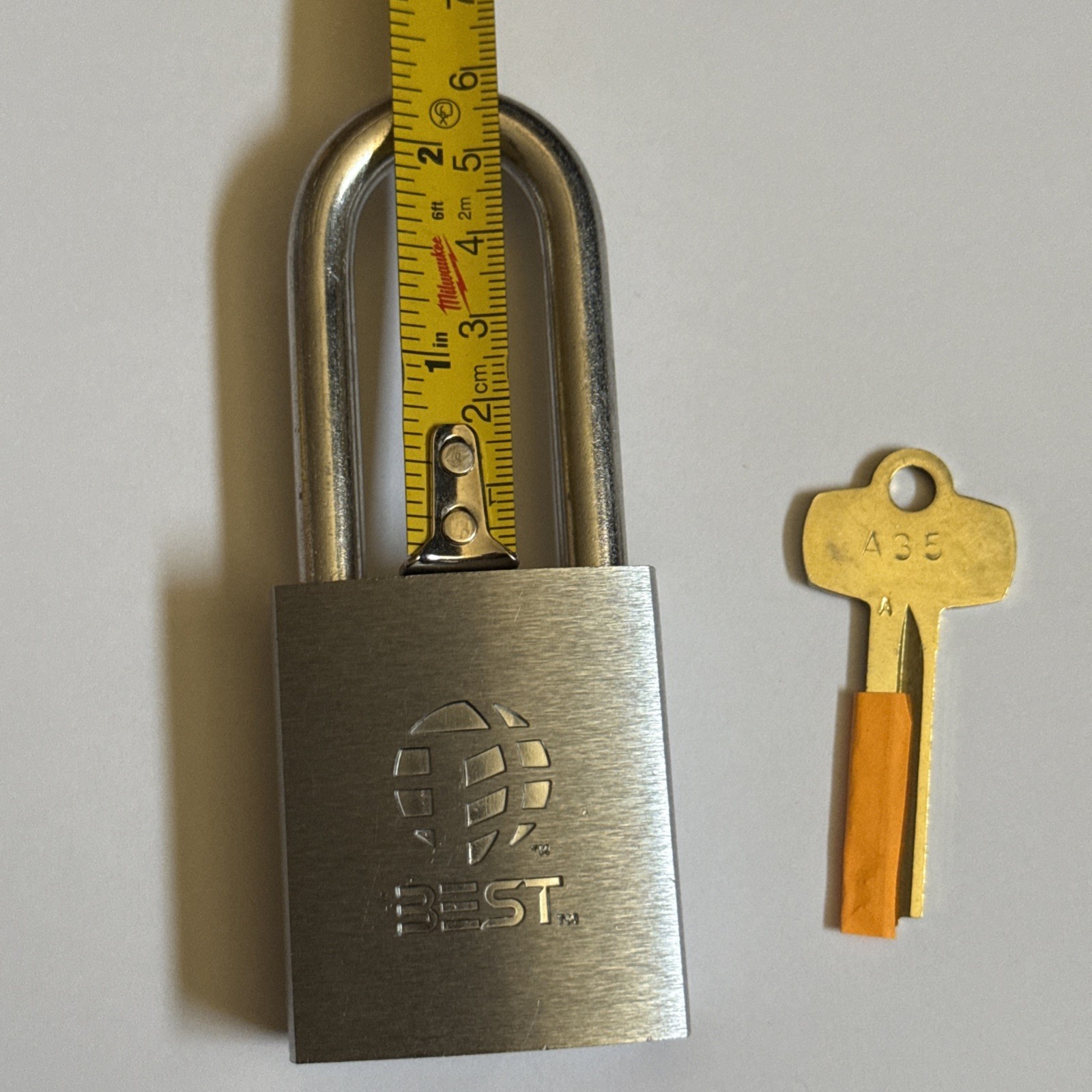 Best Padlock W/6 Pin SFIC / Op key