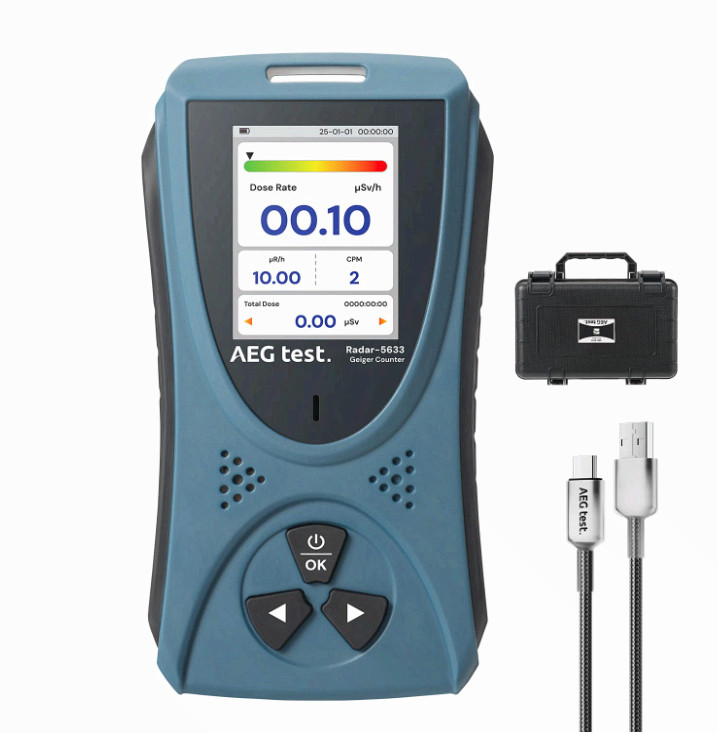 Radar-5633 portable radiation detector LCD beta gamma X-ray CPM μSv/h