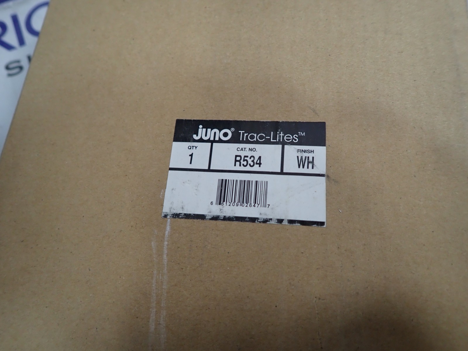 NEW - Juno Trac-Lites R534 White Finish