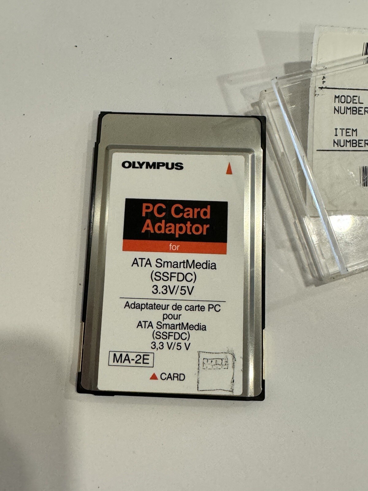 Olympus Pc Card Adaptor ATA SmartMedia(SSFDC)3.3V/5V MA-2E