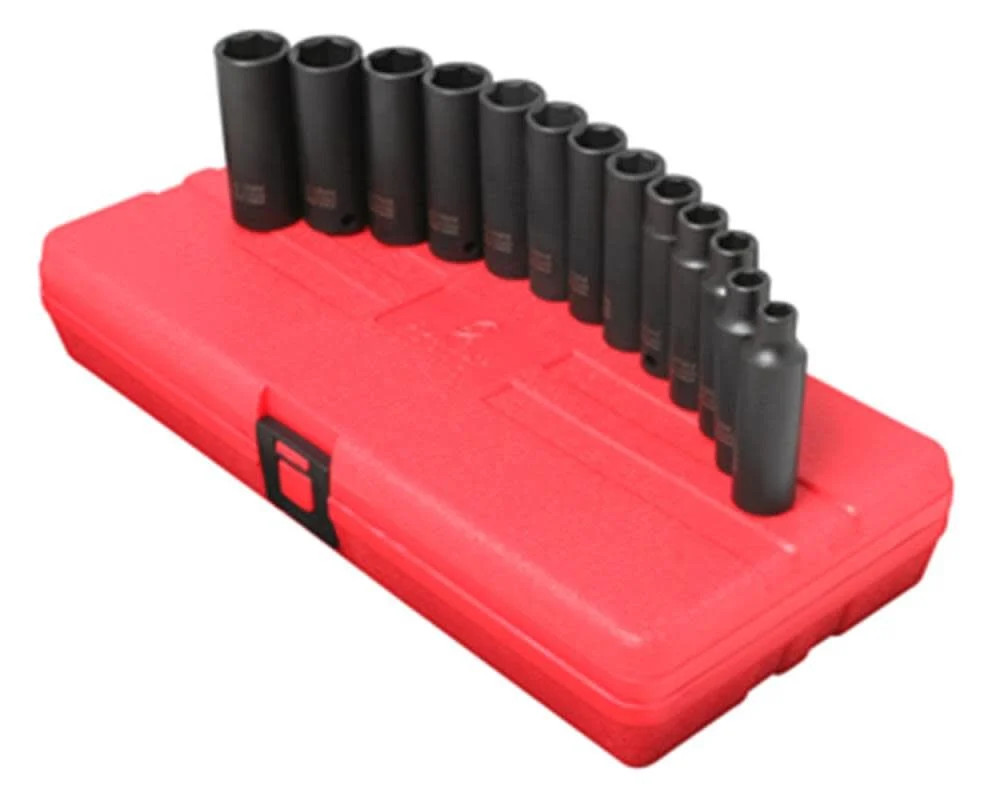 Sunex 3/8 In. Drive Metric Deep Impact Socket Set 13 Pc.