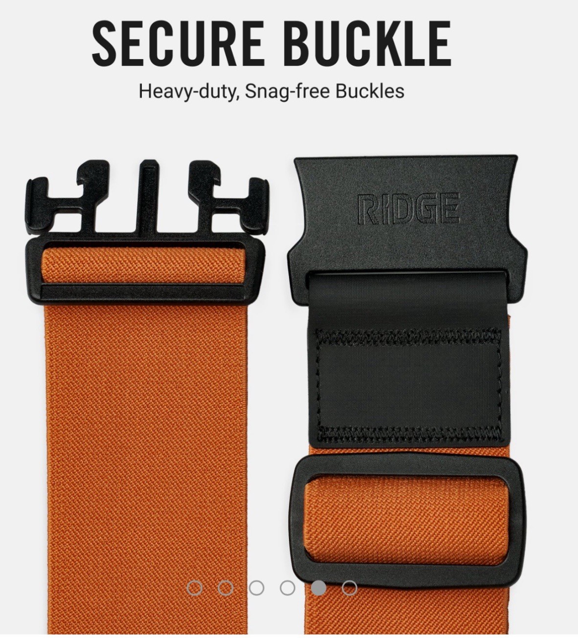 RIDGE Luggage Strap - BASECAMP ORANGE - New