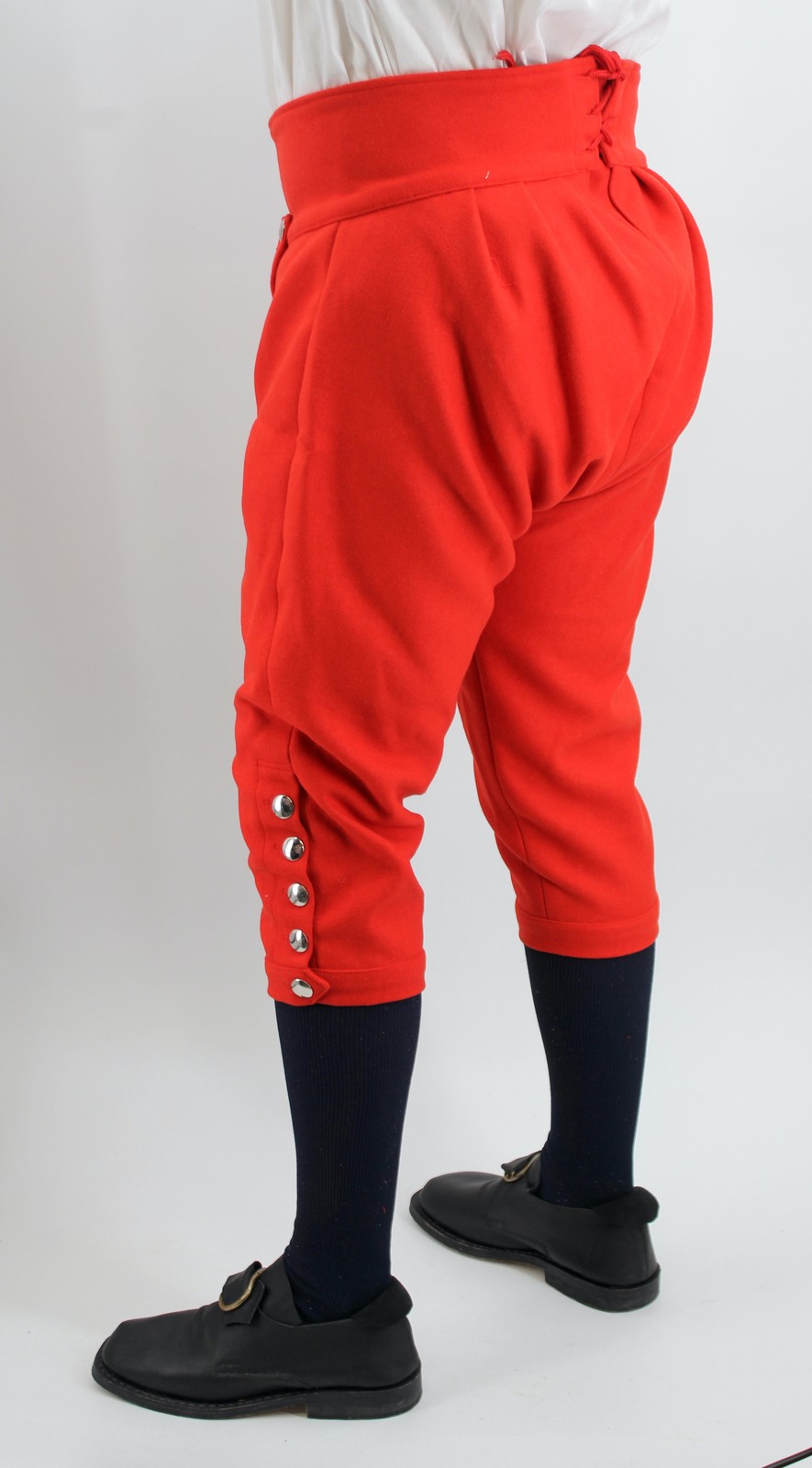 Red Wool Knee Breeches Size 52