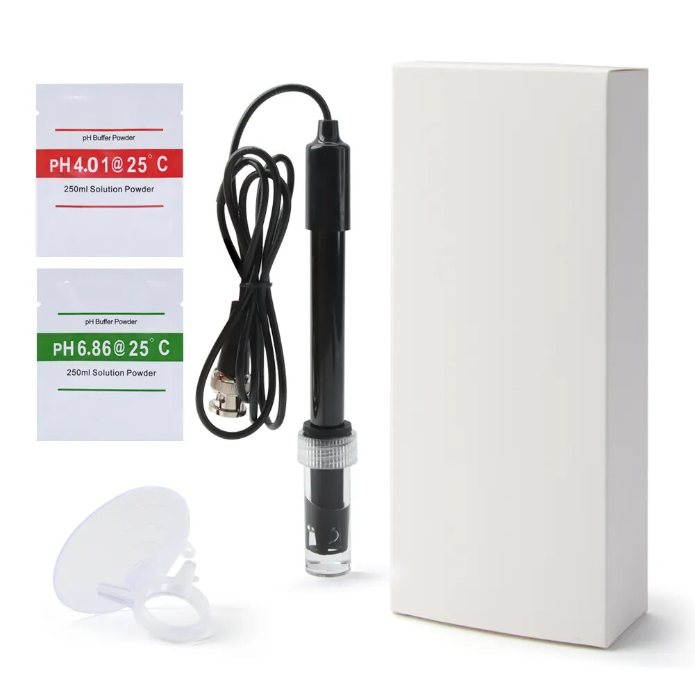 Electrode Ph Meter Potential Test BNC Replacement Probe Hydroponic Connector